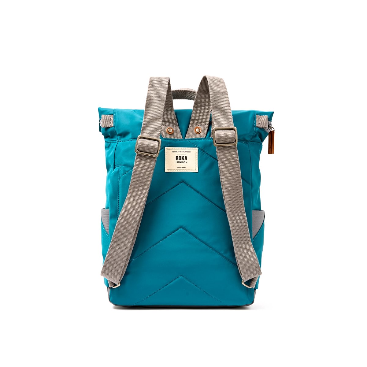 Roka Backpack Medium Canfield B Recycled Nylon: North Sea at Bibelot Leek UK Stockist