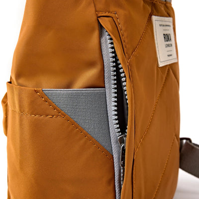 Roka Backpack Small Canfield B Recycled Nylon: Biscuit at Bibelot Leek UK Stockist
