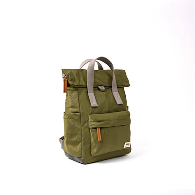 Roka Backpack Small Canfield B Recycled Nylon: Chive at Bibelot Leek UK Stockist