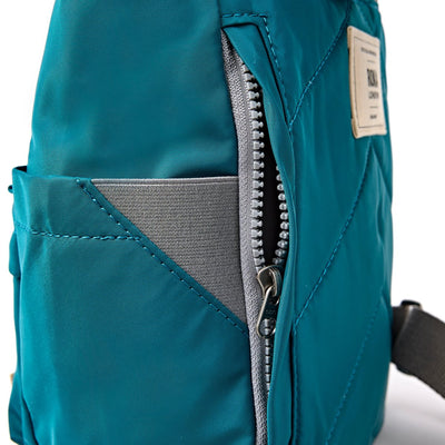 Roka Backpack Small Canfield B Recycled Nylon: North Sea at Bibelot Leek UK Stockist