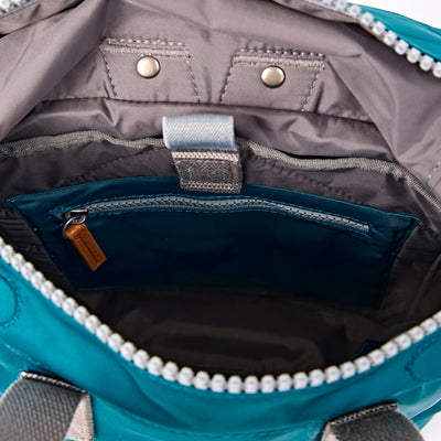 Roka Backpack Small Canfield B Recycled Nylon: North Sea at Bibelot Leek UK Stockist