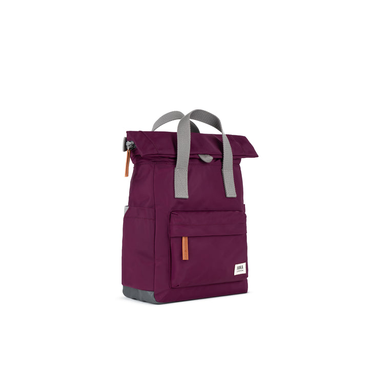 Roka Backpack Small Canfield B Recycled Nylon: Royal Burgundy