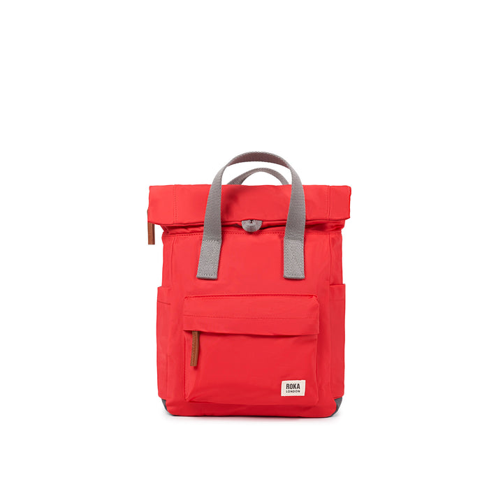 Roka Backpack Small Canfield B Recycled Nylon: Chilli Oil