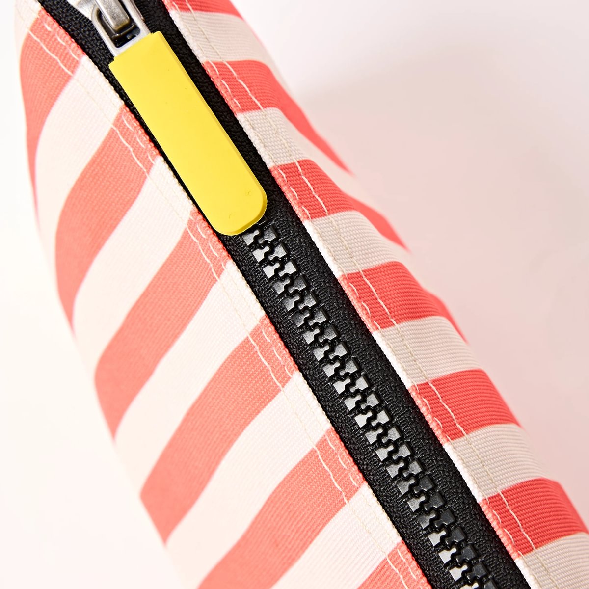 Roka Carnaby Crossbody XL Coral Stripe Recycled Canvas at Bibelot Leek