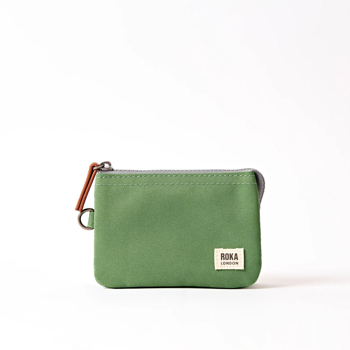 Roka Small Carnaby Recycled Canvas Wallet: Artichoke at Bibelot Leek