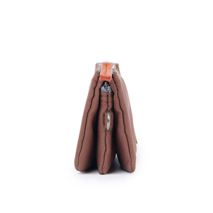 Roka Small Carnaby Recycled Canvas Wallet: Coco