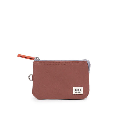 Roka Small Carnaby Recycled Canvas Wallet: Coco