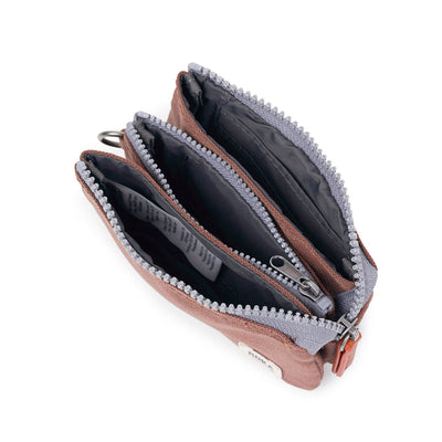 Roka Small Carnaby Recycled Canvas Wallet: Coco