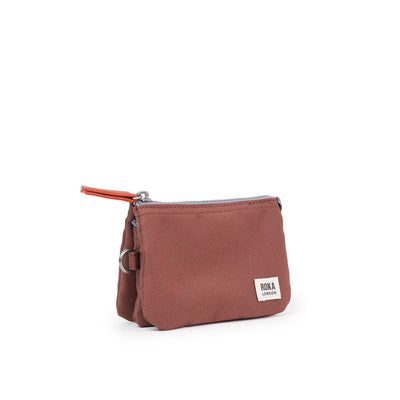 Roka Small Carnaby Recycled Canvas Wallet: Coco