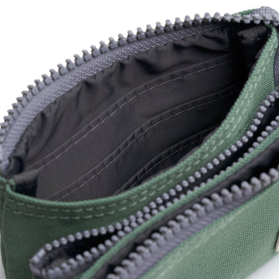 Roka Small Carnaby Recycled Canvas Wallet: Frost