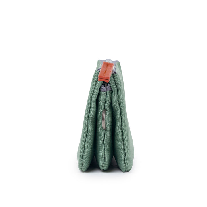 Roka Small Carnaby Recycled Canvas Wallet: Frost