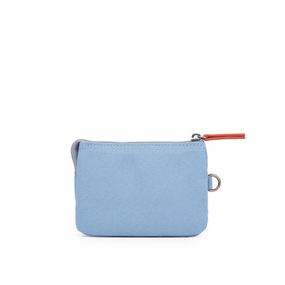 Roka Small Carnaby Recycled Canvas Wallet: Retro Blue