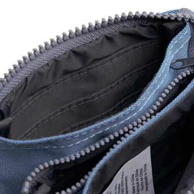 Roka Small Carnaby Recycled Canvas Wallet: Retro Blue