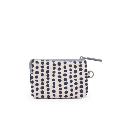 Roka Small Carnaby Recycled Canvas Wallet: Linear Dot