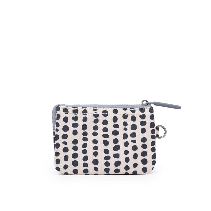 Roka Small Carnaby Recycled Canvas Wallet: Linear Dot