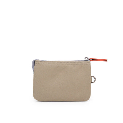 Roka Small Carnaby Recycled Canvas Wallet: Taupe