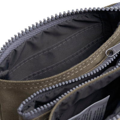 Roka Small Carnaby Recycled Canvas Wallet: Taupe