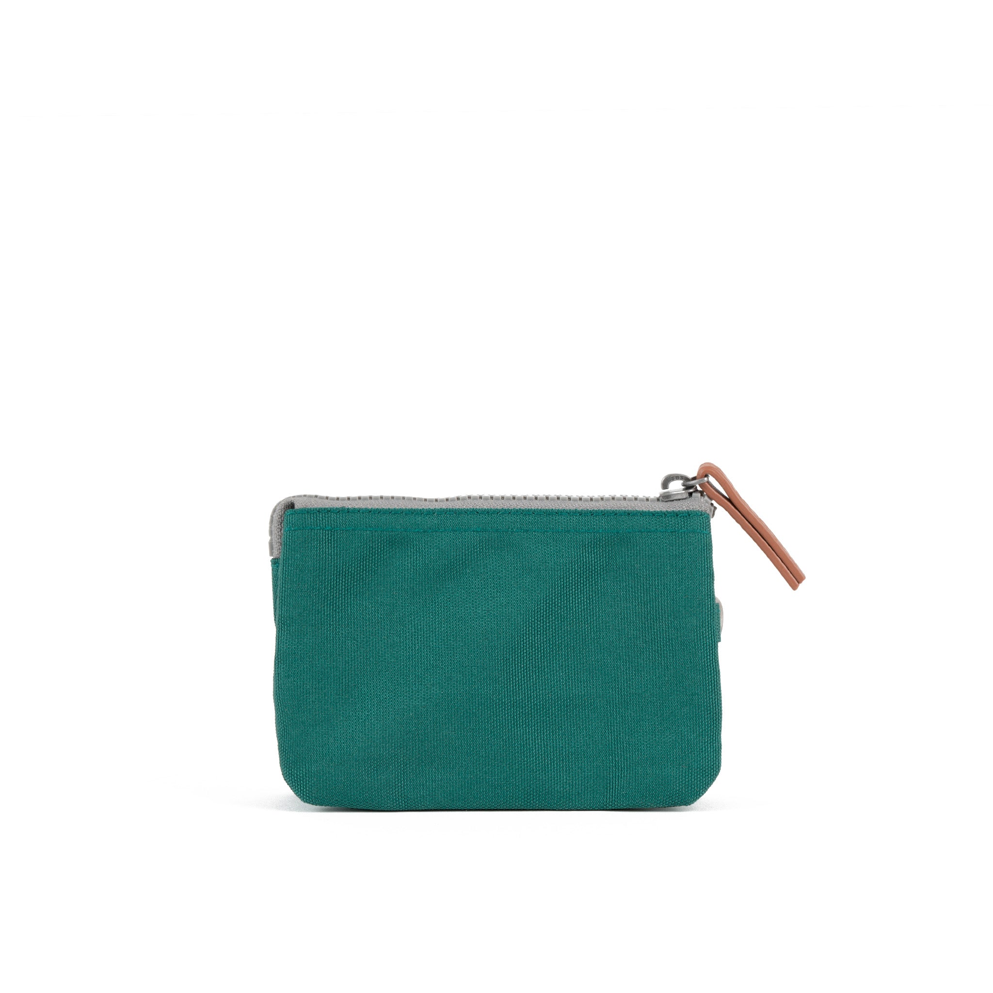 Roka Small Carnaby Recycled Canvas Wallet: Teal Bibelot Leek Staffordshire UK