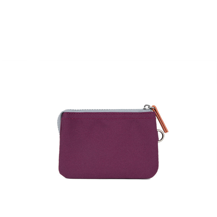 Roka Small Carnaby Recycled Canvas Wallet: Cherry Lacquer
