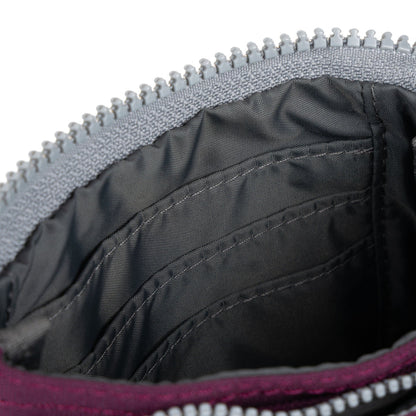 Roka Small Carnaby Recycled Canvas Wallet: Cherry Lacquer