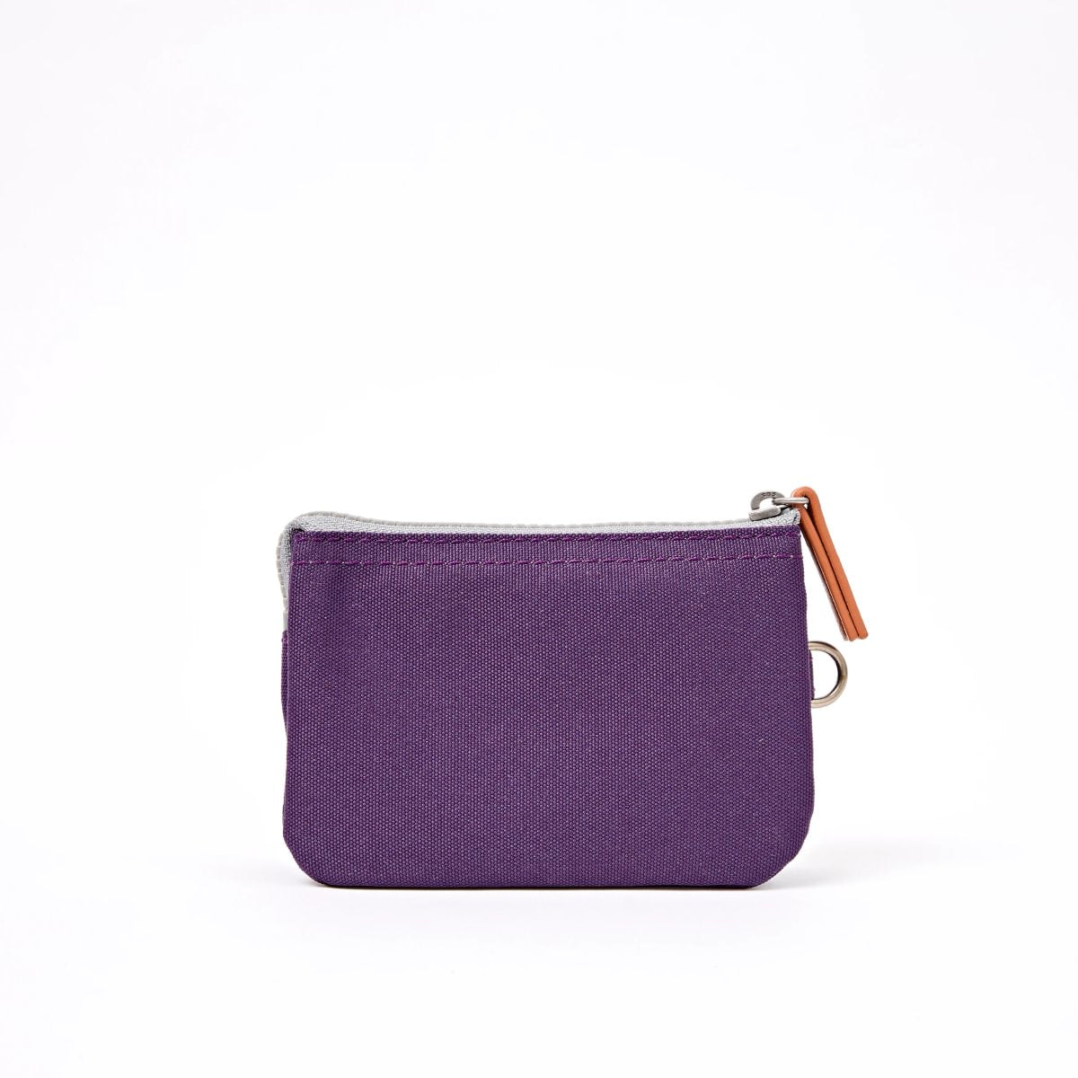ROKA Small Carnaby Wallet – Deep Grape Recycled Canvas at Bibelot Leek UK Stockist