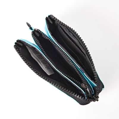 ROKA Small Carnaby Wallet – Heart Print Recycled Canvas at Bibelot Leek IK Stockist
