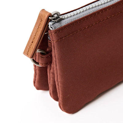 Roka Small Carnaby Recycled Canvas Wallet: Henna at Bibelot Leek