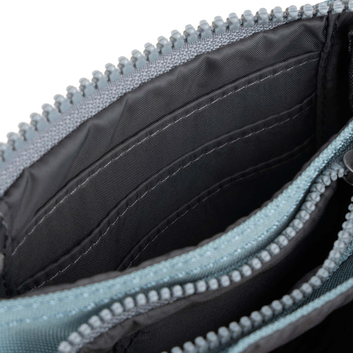 Roka Small Carnaby Recycled Canvas Wallet: London Fog