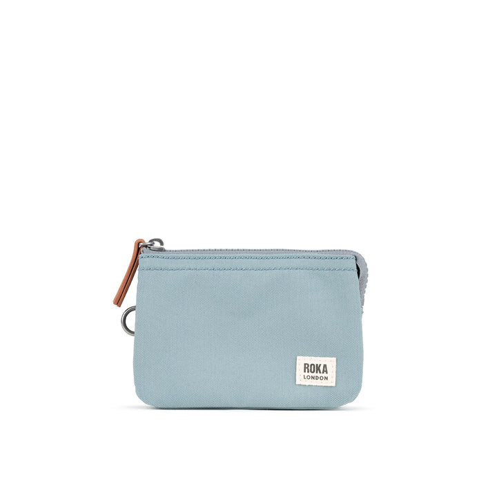 Roka Small Carnaby Recycled Canvas Wallet: London Fog
