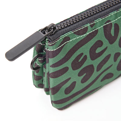 ROKA Small Carnaby Wallet – Mixed Animal Artichoke Recycled Canvas at Bibelot Leek UK Stockist