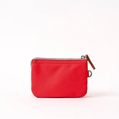 Roka Small Carnaby Recycled Canvas Wallet: Scarlet at Bibelot Leek