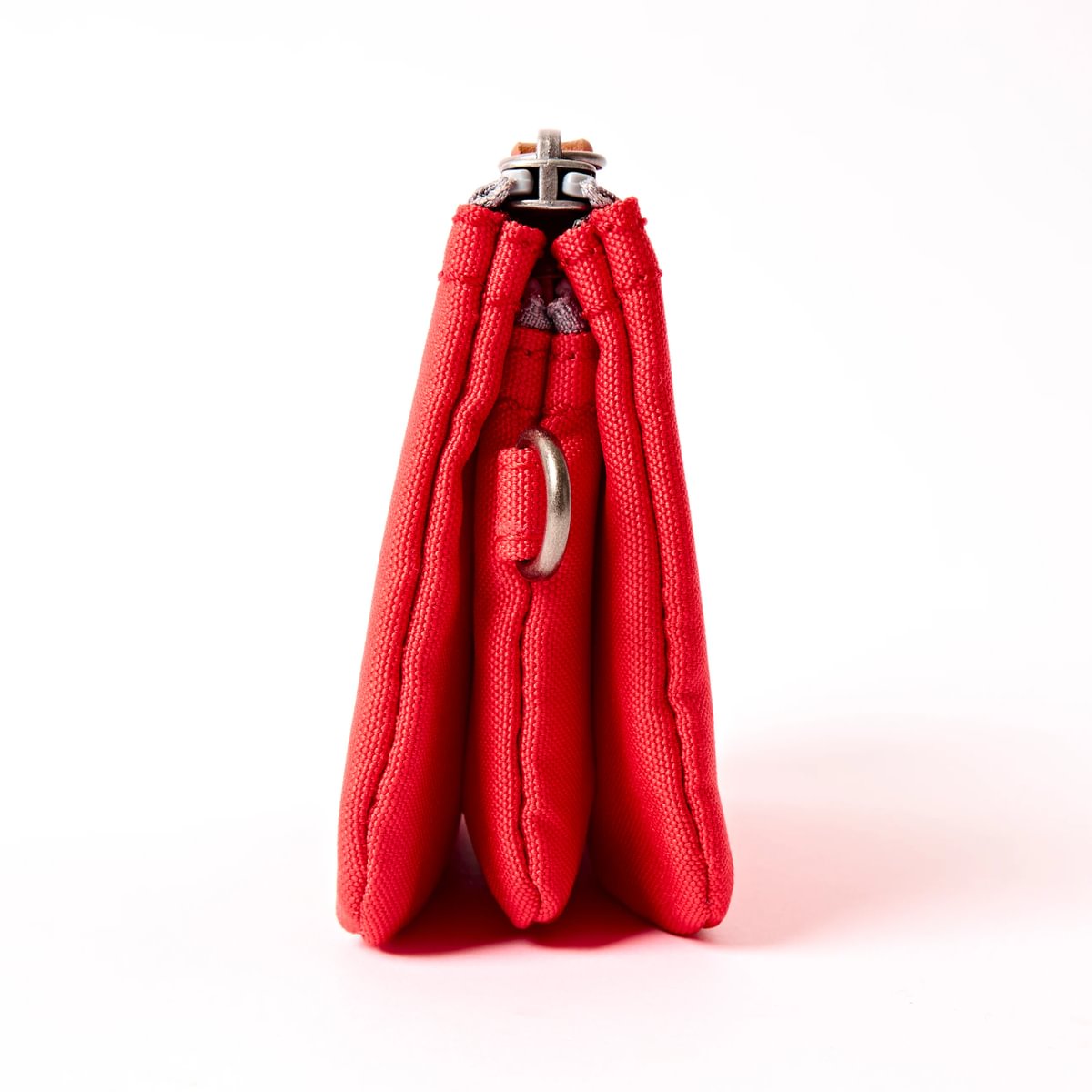 Roka Small Carnaby Recycled Canvas Wallet: Scarlet at Bibelot Leek