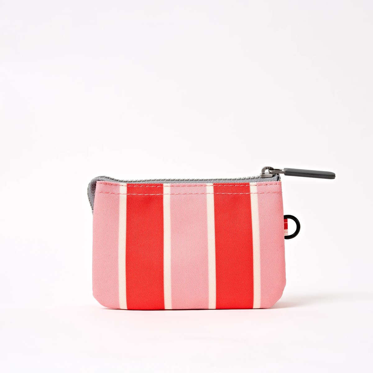 Roka Small Carnaby Recycled Canvas Wallet: Seaside Stripe at Bibelot Leek