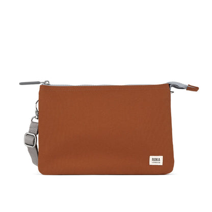 Roka Carnaby Crossbody XL Bran Recycled Canvas