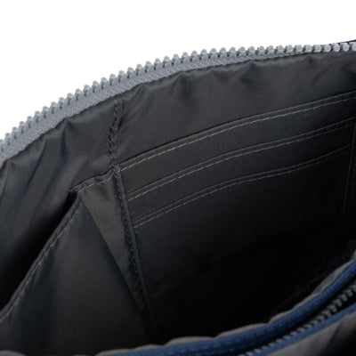 Roka Carnaby Crossbody XL Crisp Blue Recycled Canvas 