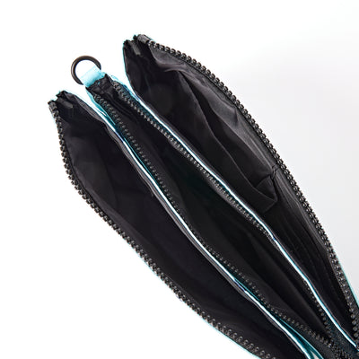 Roka Carnaby Crossbody XL Heart Print Recycled Canvas at Bibelot Leek UK Stockist