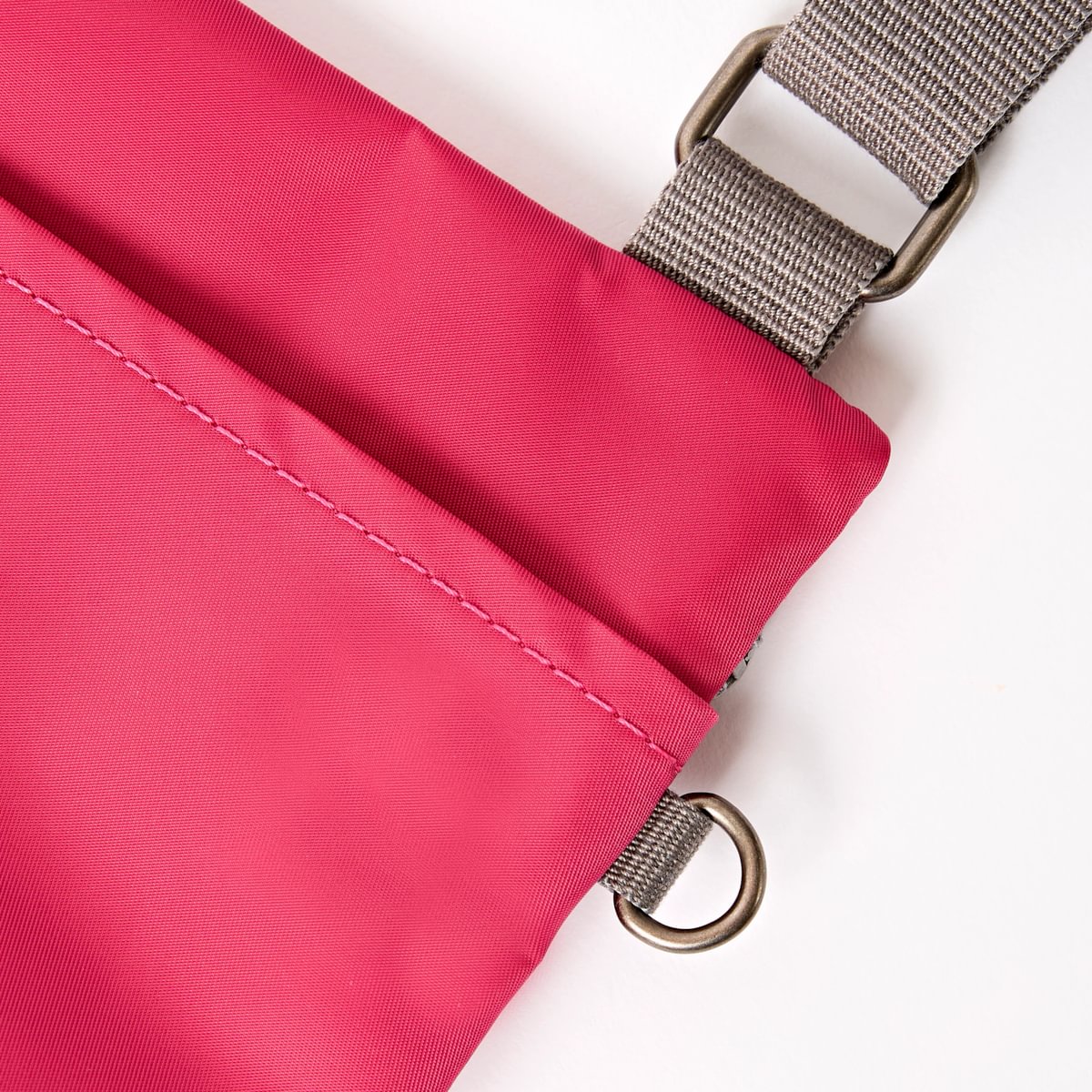 Roka Chelsea B Crossbody in Granita Red Nylon - Medium at Bibelot Leek