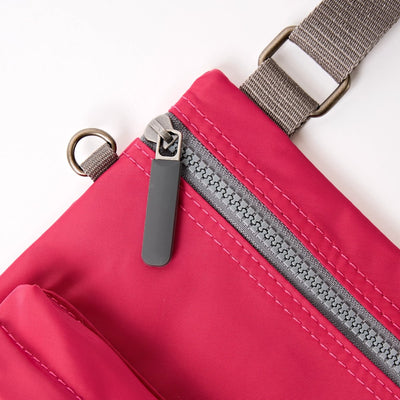 Roka Chelsea B Crossbody in Granita Red Nylon - Medium at Bibelot Leek