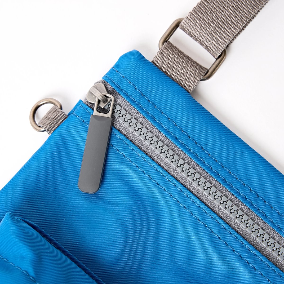 Roka Chelsea B Crossbody in Malibu Blue Nylon - Medium at Bibelot Leek