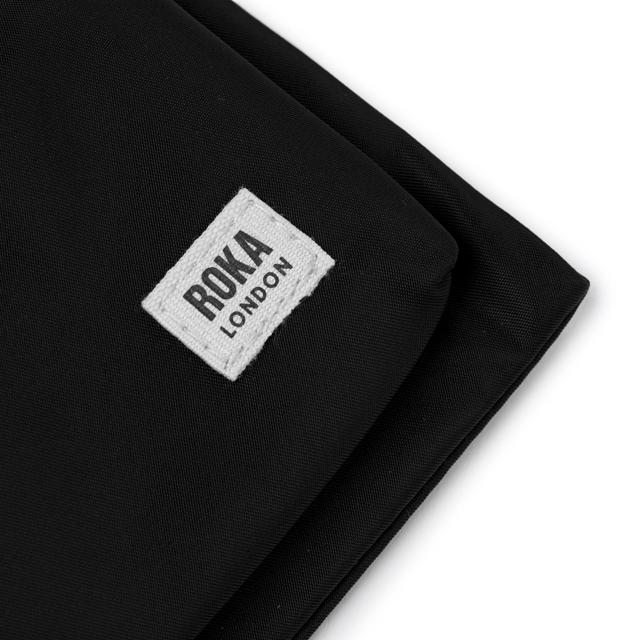 Roka Chelsea B Black Recycled Nylon Bibelot Leek Staffordshire UK