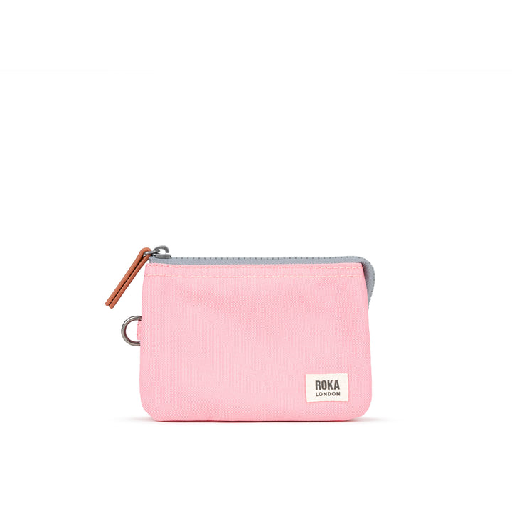 Roka Small Carnaby Recycled Canvas Wallet: Rose
