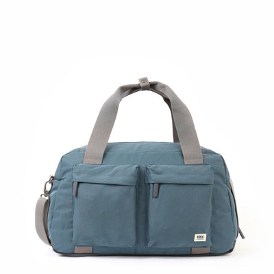 Roka Gatwick Carry-On Duffel Bag in Airforce Canvas - Medium at Bibelot Leek