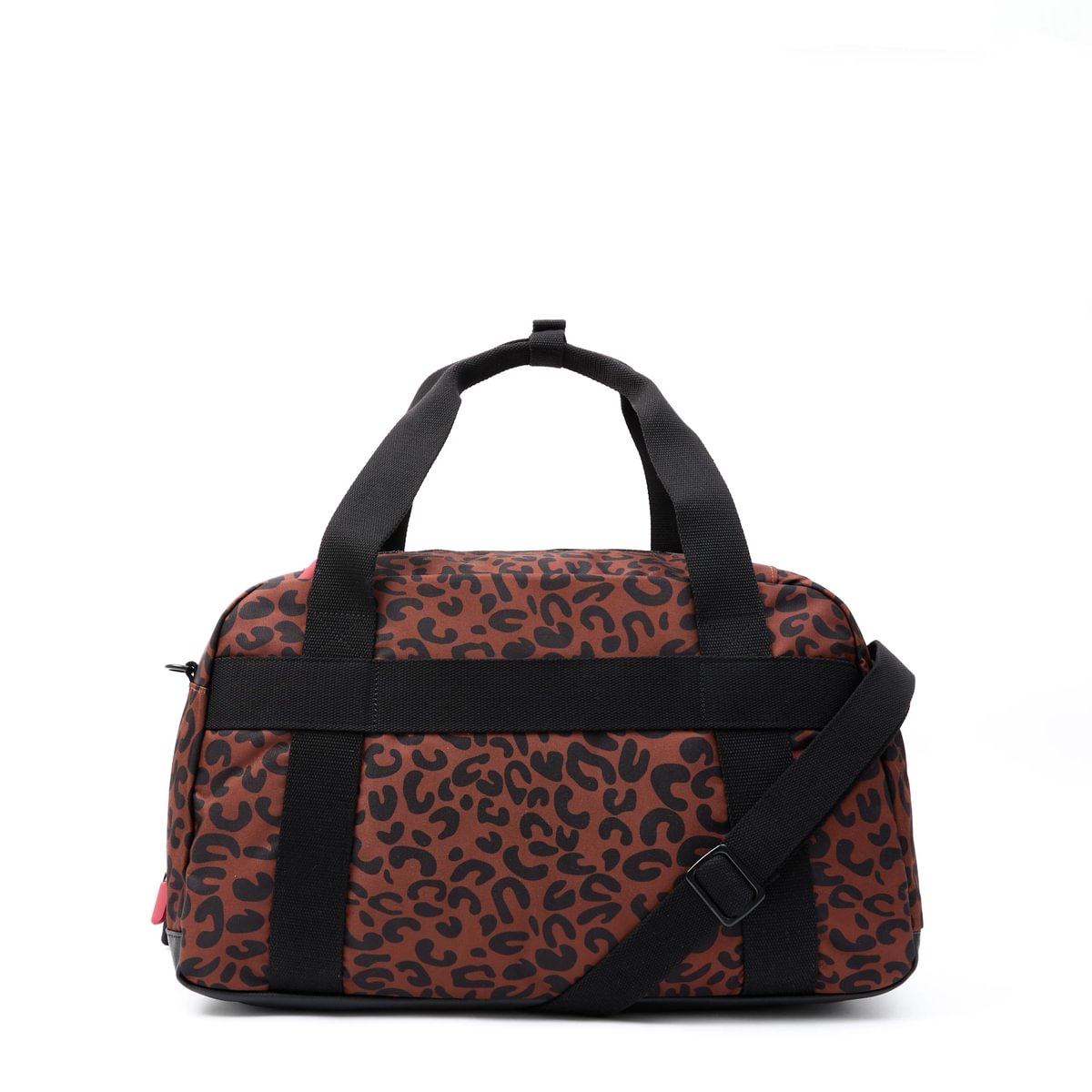 Roka Gatwick Carry-On Duffel Bag in Scarlet Leopard Print Canvas - Medium Bibelot Leek