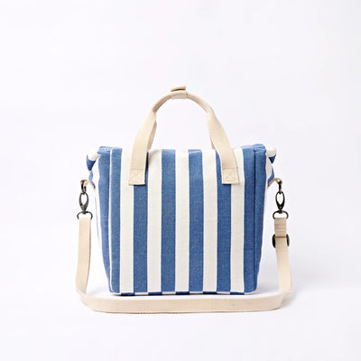 Roka Hampstead Lunch Bag in Denim Stripe at Bibelot Leek