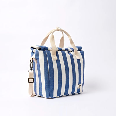 Roka Hampstead Lunch Bag in Denim Stripe at Bibelot Leek