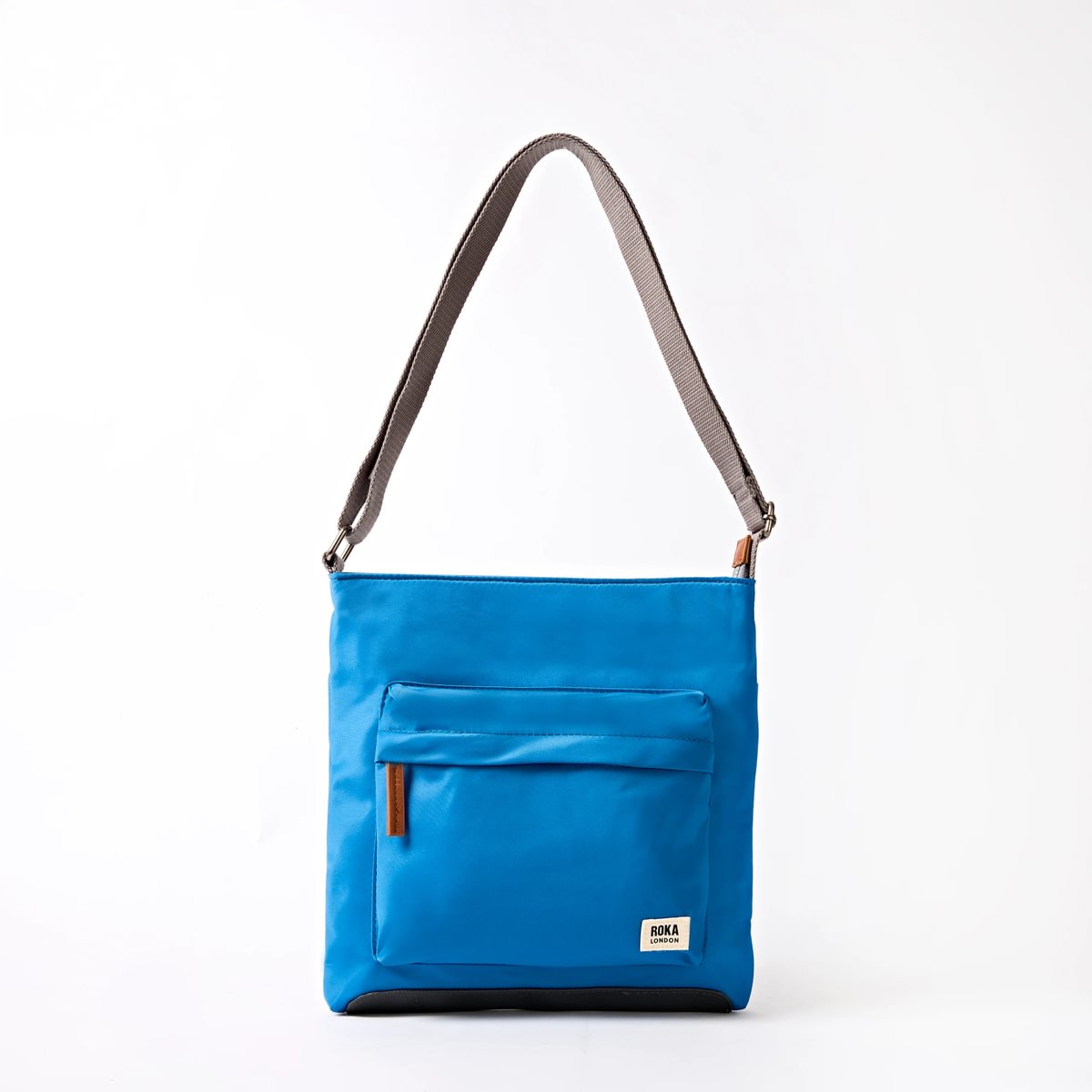 Roka Kennington Crossbody in Malibu Blue Nylon - Medium at Bibelot Leek