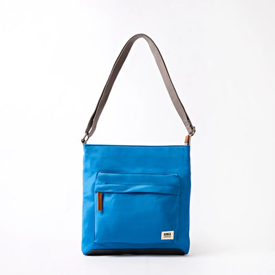 Roka Kennington Crossbody in Malibu Blue Nylon - Medium at Bibelot Leek