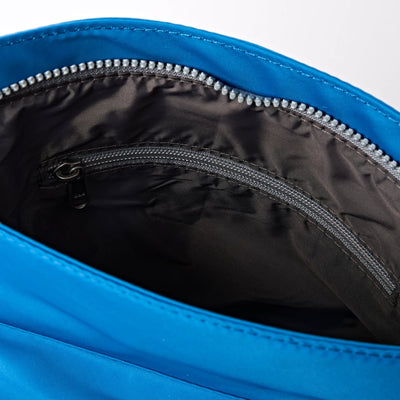 Roka Kennington Crossbody in Malibu Blue Nylon - Medium at Bibelot Leek