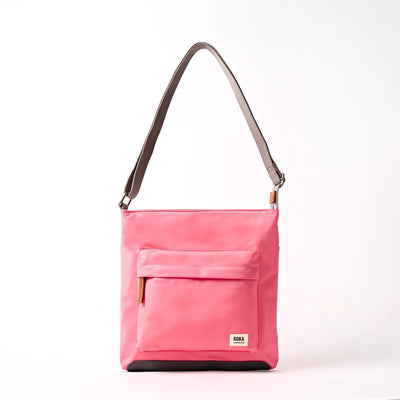Roka Kennington Crossbody in Pink Lemonade Nylon - Medium at Bibelot Leek