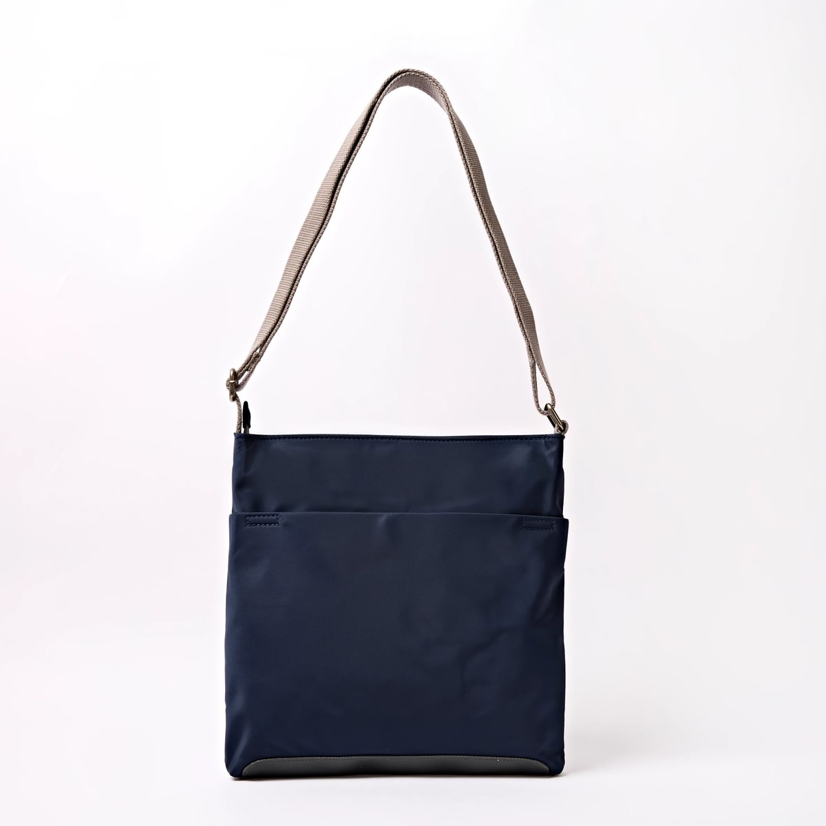 Roka Kennington Crossbody in Midnight Stripe Nylon - Medium at Bibelot Leek 